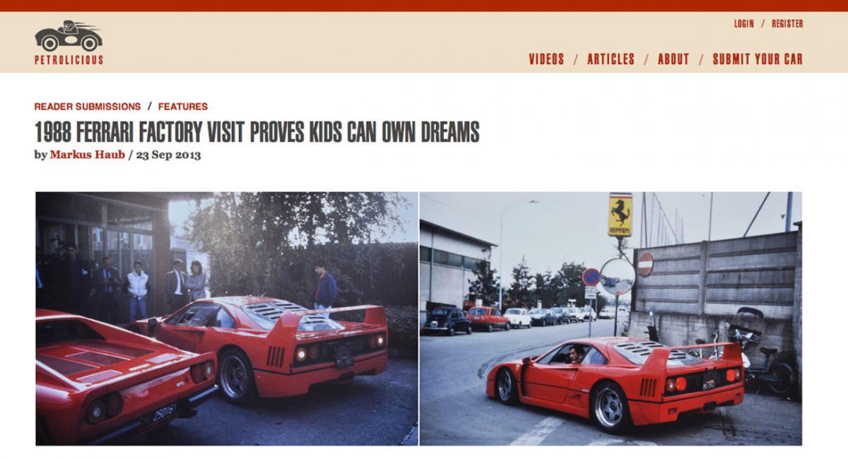 1988 Ferrari Factory Visit__Artikel @ Petrolicious