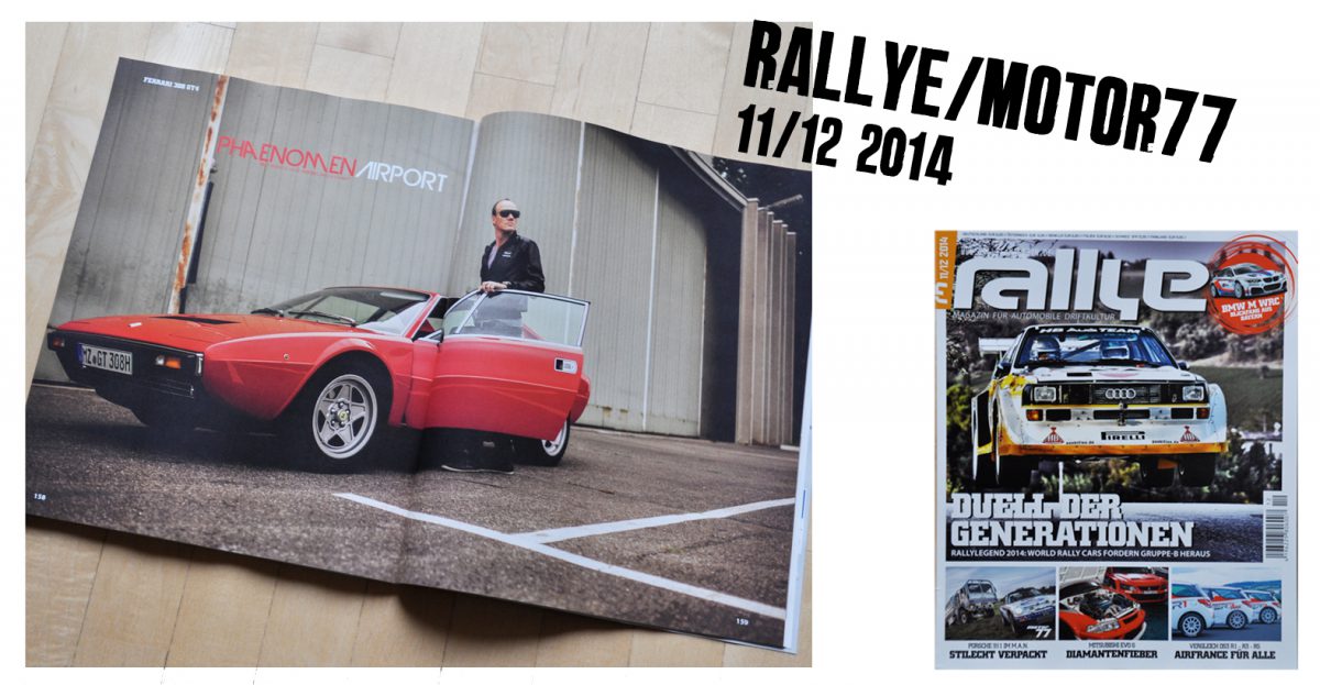 Artikel Rallye/Motor77 Magazin__11/12  2014