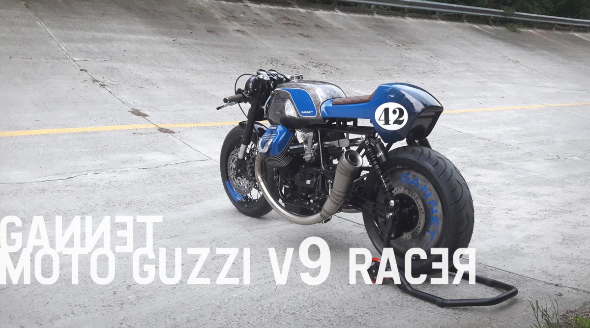 GANNET Moto Guzzi V9 Racer___Rhapsody In Blue